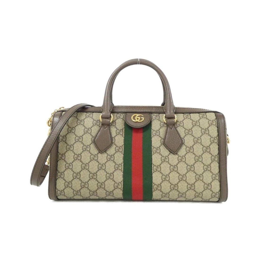 Gucci OPHIDIA 524532 K05NB Boston Bag: --- Catalog ---Category: SizeSize (HxWxD): 16cm x 32cm x 12cm / 6.29'' x 12.59'' x 4.72''Category: DesignType: Boston bagColor: Beige, BrownGender: WomenMaterial: GG Supreme Hardware Color: