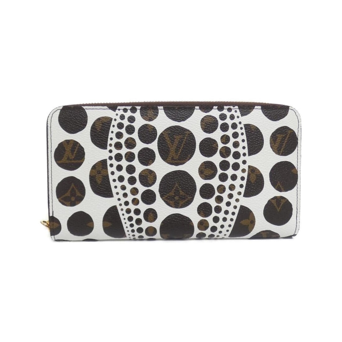 Louis Vuitton Monogram Pumpkin Dot (Yayoi Kusama) Zippy Wallet M60447 (1 of 13)