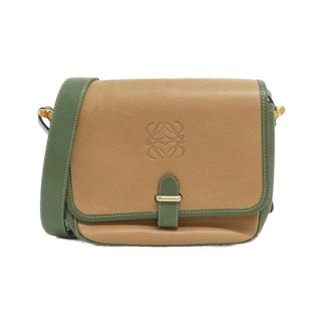 Loewe shoulder bag: --- Catalog ---Category: SizeSize (HxWxD): 20cm x 22cm x 8cm / 7.87'' x 8.66'' x 3.14''Category: DesignType: Shoulder bagColor: Beige, GreenGender: Women,MenMaterial: Leather Category: GeneralBrand: L