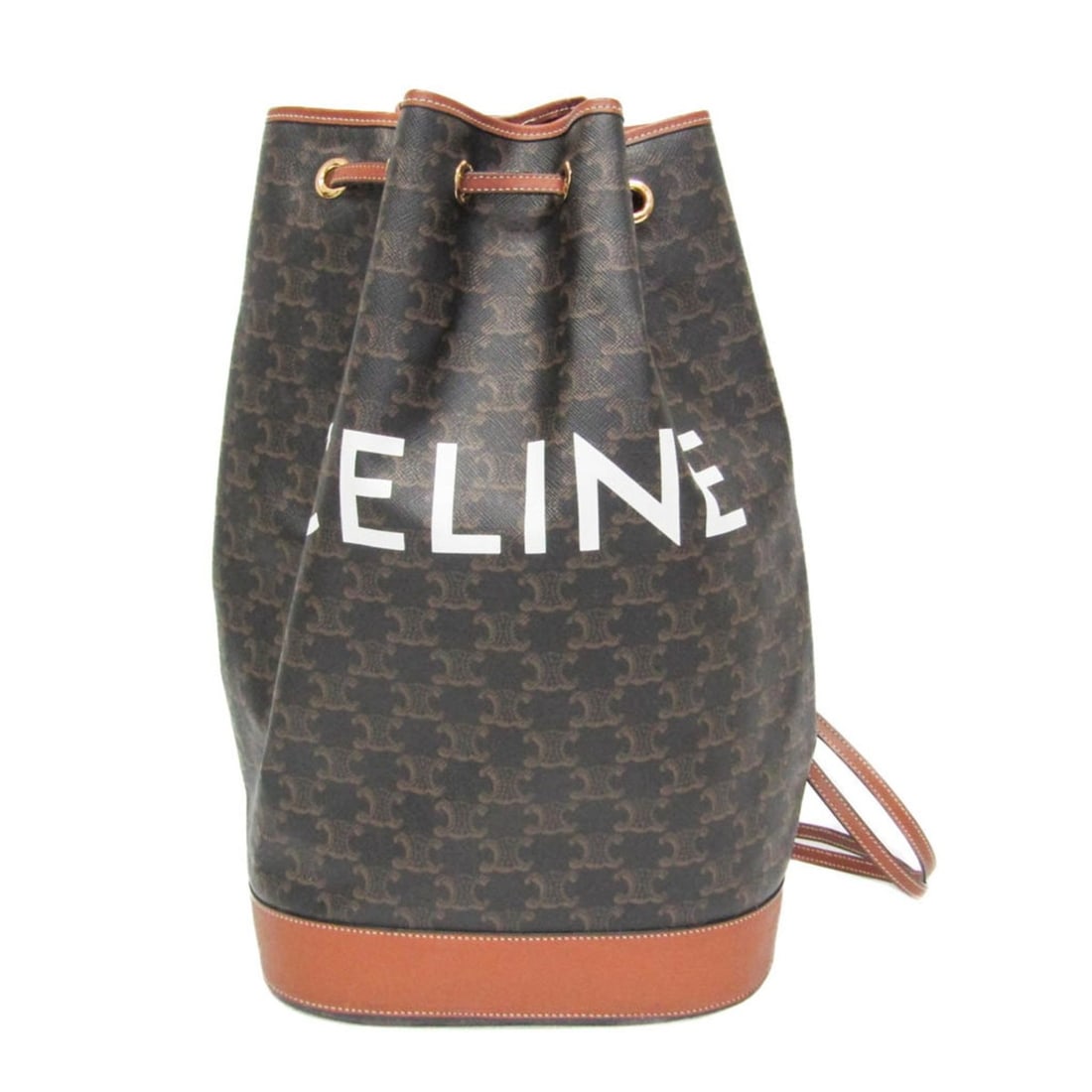 Celine Triomphe Medium Sailor Bag Women,Men PVC,Leather Shoulder Bag Brown,Dark Brown: --- Catalog ---Category: SizeSize (HxWxD): 39cm x 24cm x 16cm / 15.35'' x 9.44'' x 6.29''Strap Length: 80cm / 31.49''Category: DesignType: Shoulder bagColor: Brown, Dark brownGender: