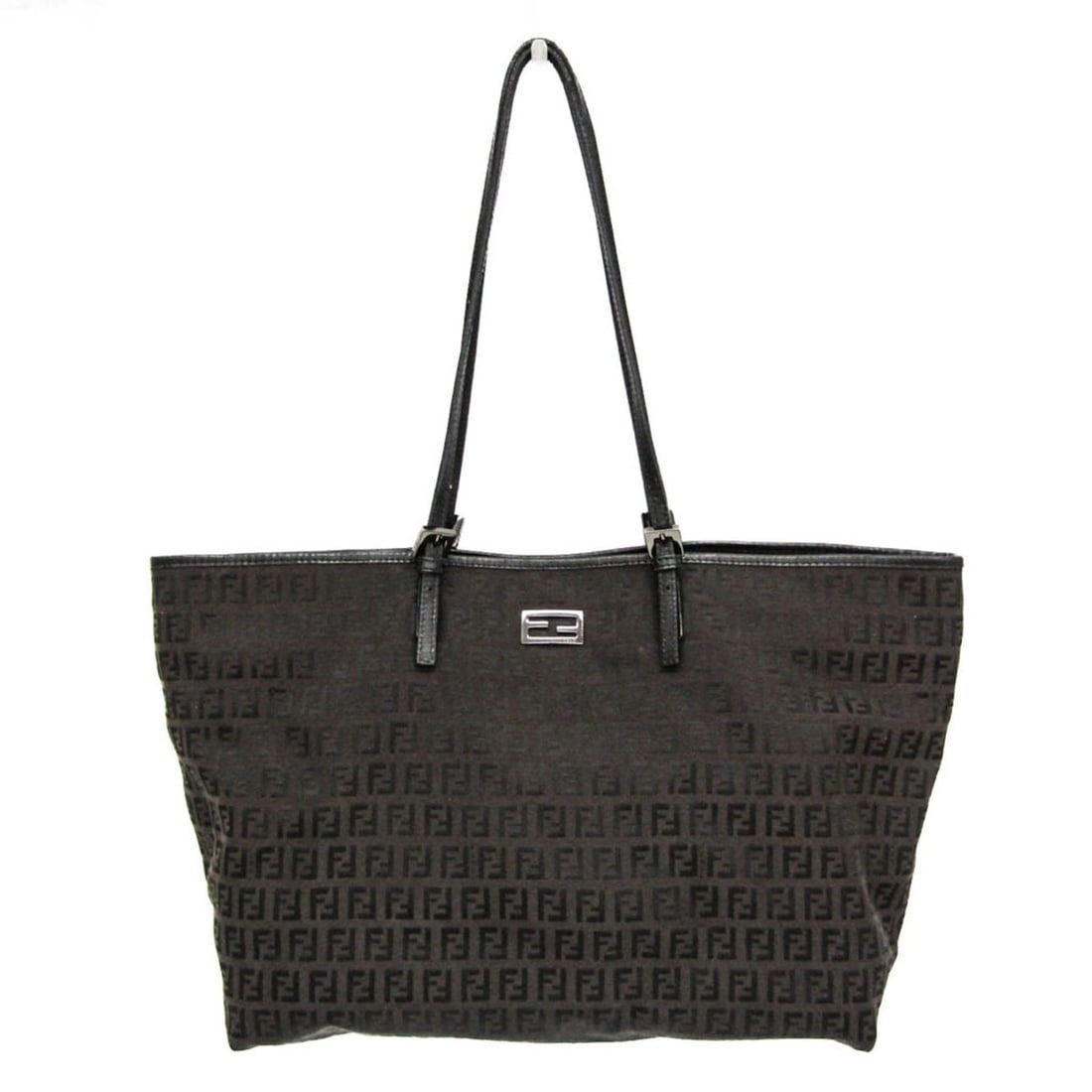 Fendi Zucchino 8BH127 Women's Zucchino,Leather Tote Bag Dark Brown: --- Catalog ---Category: SizeSize (HxWxD): 26.5cm x 34.5cm x 13.5cm / 10.43'' x 13.58'' x 5.31''Handle Length: 57cm - 65cm / 22.44'' - 25.59''Category: DesignType: Tote bagColor: Dark brownGender: Wom