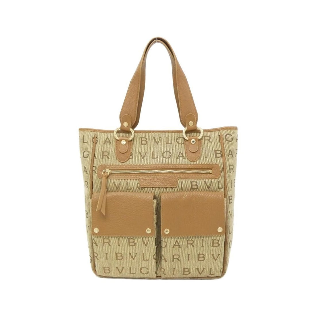 Bvlgari handbag: --- Catalog ---Category: SizeWeight: 790g / 1.74lb.Size (HxWxD): 32cm x 28cm x 10cm / 12.59'' x 11.02'' x 3.93''Handle Length: 44cm / 17.32''Category: DesignType: HandbagColor: Beige, BrownGender: