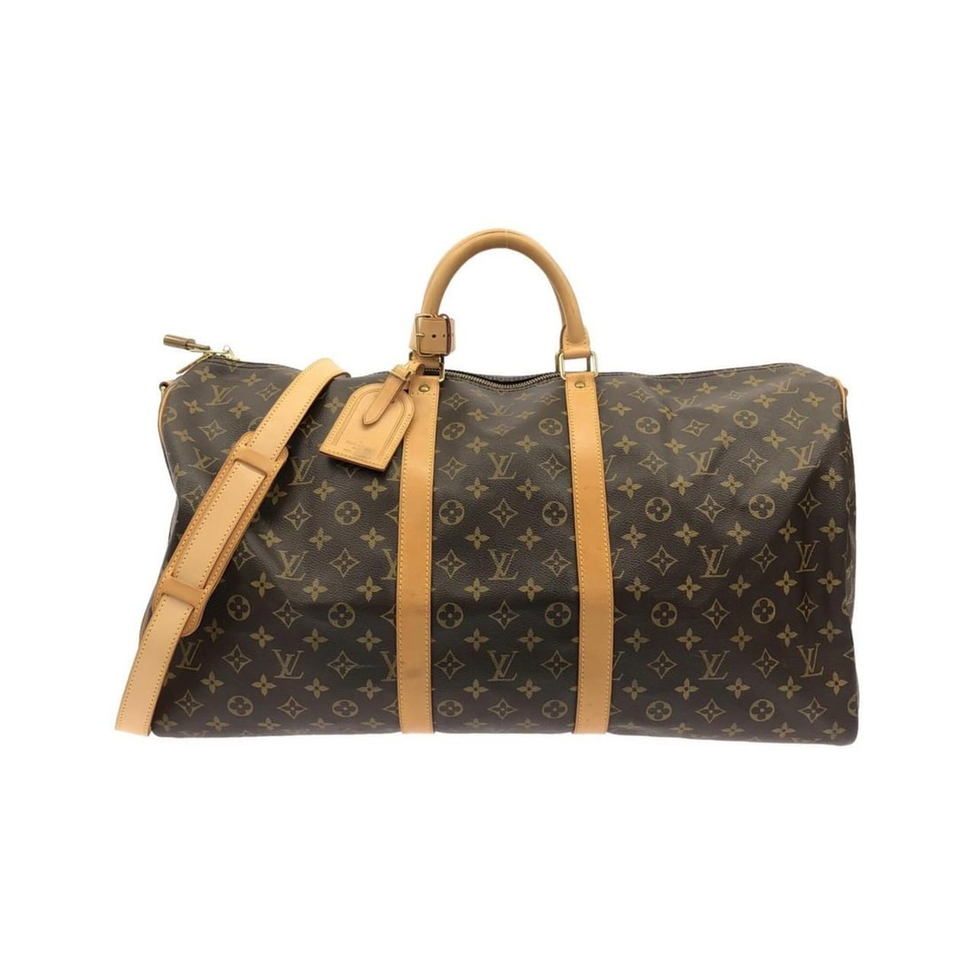Louis Vuitton Monogram Keepall Bandoulière 55cm M41414 Boston Bag: --- Catalog ---Category: SizeWeight: 1.31kg / 2.88lb.Size (HxWxD): 29cm x 55cm x 25.5cm / 11.41'' x 21.65'' x 10.03''Strap Length: 101cm - 119cm / 39.76'' - 46.85''Handle Length: 33cm /