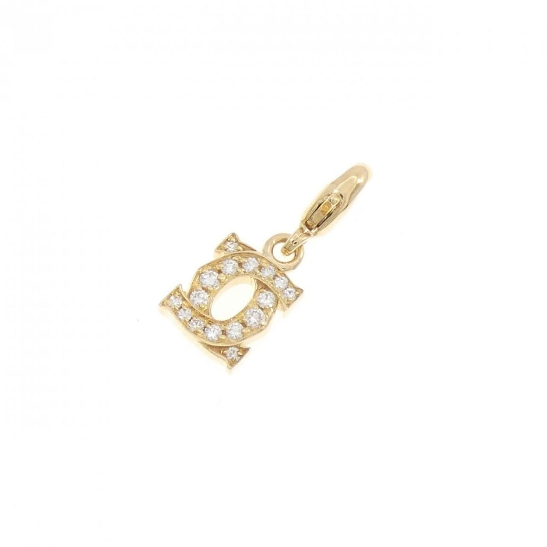 Cartier 2C Baby Charm: --- Catalog ---Category: SizeSize (HxWxD): 19.10mm x 7.20mm / 0.75'' x 0.28''Category: DesignType: Necklace charmGender: WomenMaterial: Yellow gold (18K)Category: GeneralBrand: Cartier--- Item List --