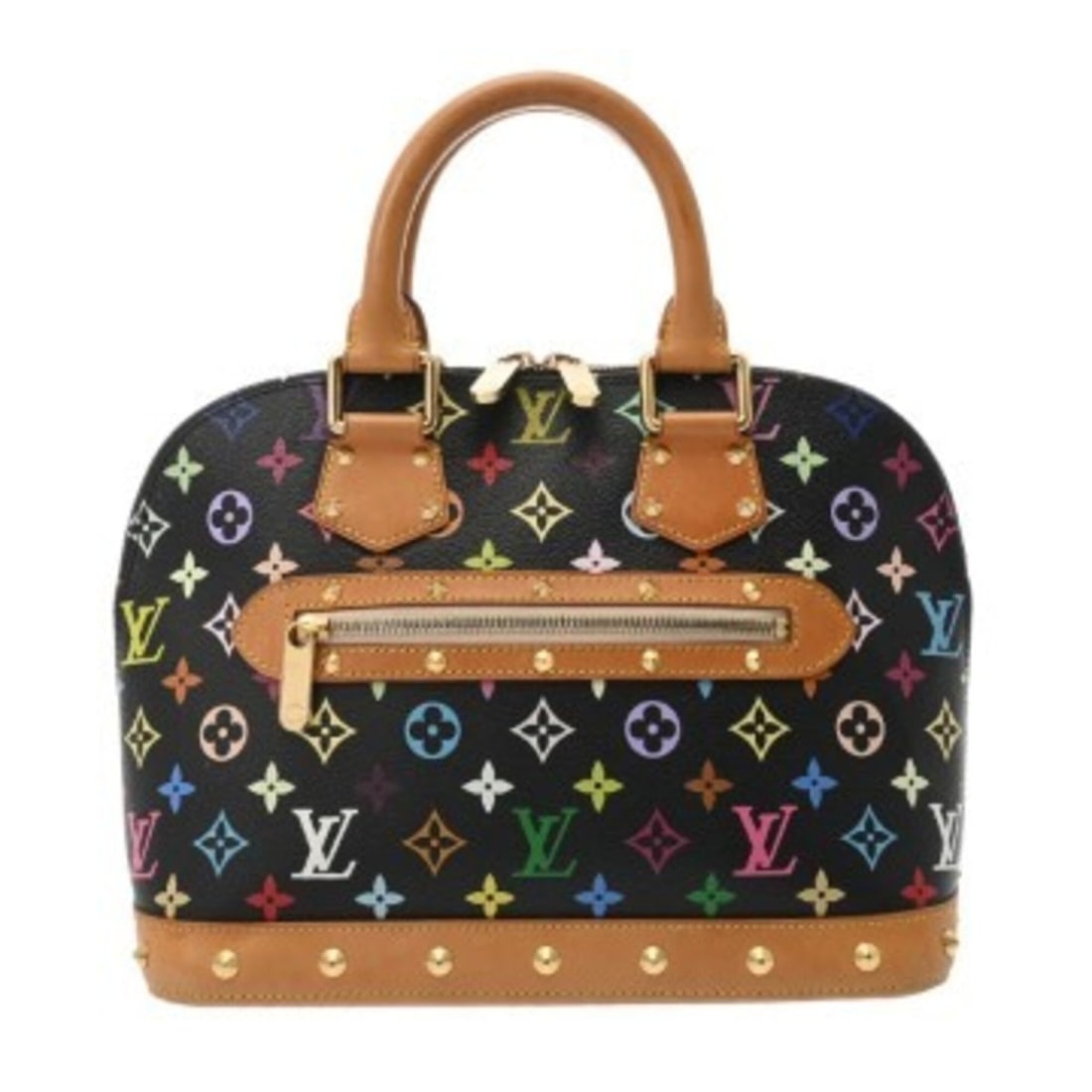 LOUIS VUITTON Alma Noir M92646 Women's Monogram Multicolor Handbag, B Rank, Used, Ginzo: --- Catalog ---Category: SizeSize (HxWxD): 24cm x 30cm x 16cm / 9.44'' x 11.81'' x 6.29''Category: DesignType: HandbagColor: Multi-color, NoirGender: WomenMaterial: Monogram Multicolore Category: Gene