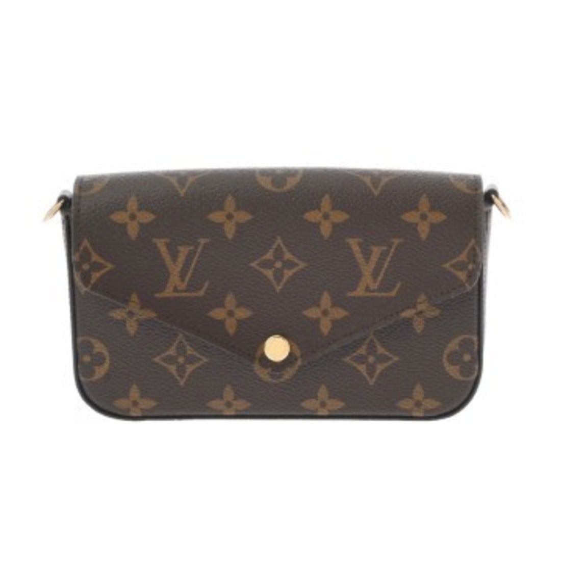 LOUIS VUITTON Louis Vuitton Monogram Multi Pochette Felicie Khaki M80091 Women's Canvas Shoulder Bag (1 of 13)