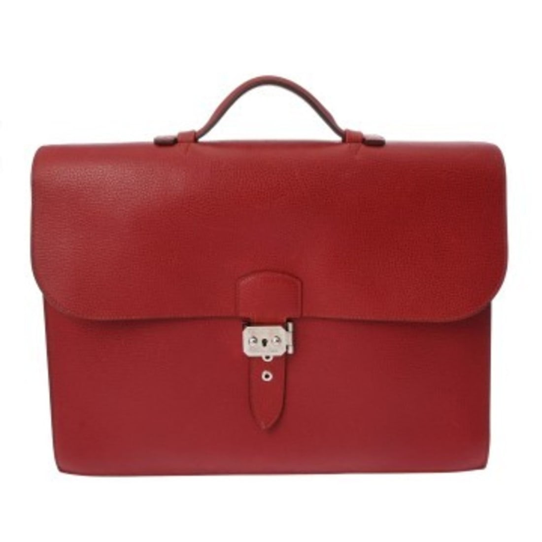 HERMES Sac à Dépêches 38 Rouge Vif ?L stamp (circa 2008) Men's Vache Liège Business Bag B Rank: --- Catalog ---Category: SizeSize (HxWxD): 28.5cm x 38.5cm x 5.5cm / 11.22'' x 15.15'' x 2.16''Category: DesignType: BriefcaseColor: Rouge vifGender: MenMaterial: Vache Liegee leather Category: Genera