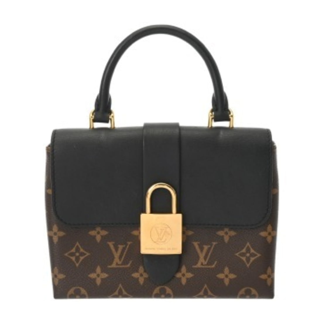 LOUIS VUITTON Louis Vuitton Monogram Rocky BB 2WAY Noir M44141 Women's Canvas Handbag AB Rank Used (1 of 14)