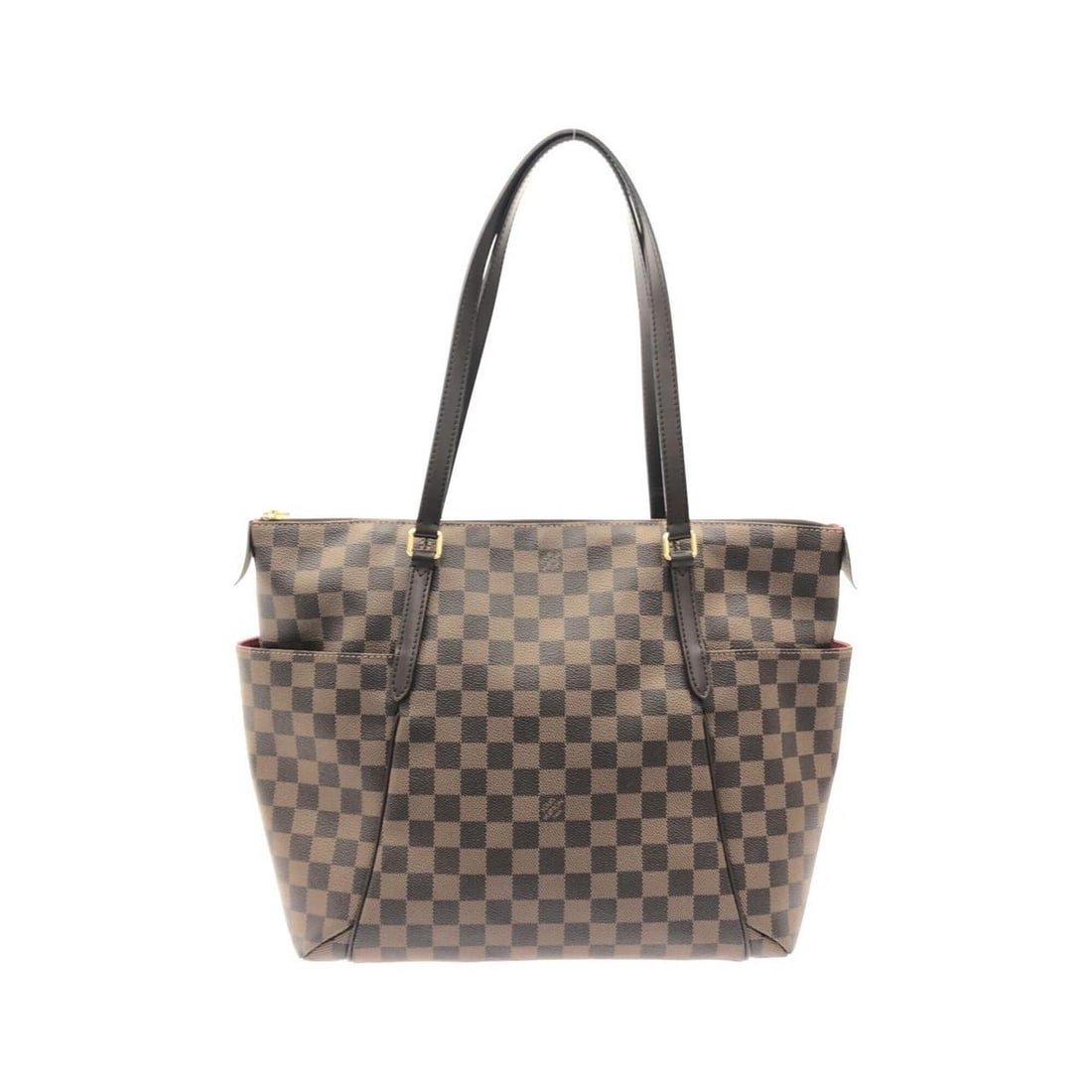 Louis Vuitton Damier Totally MM N41281 Handbag: --- Catalog ---Category: SizeSize (HxWxD): 29cm x 40cm x 13.5cm / 11.41'' x 15.74'' x 5.31''Category: DesignType: HandbagColor: EbeneGender: Women,MenMaterial: Coated canvas Hardware Color:
