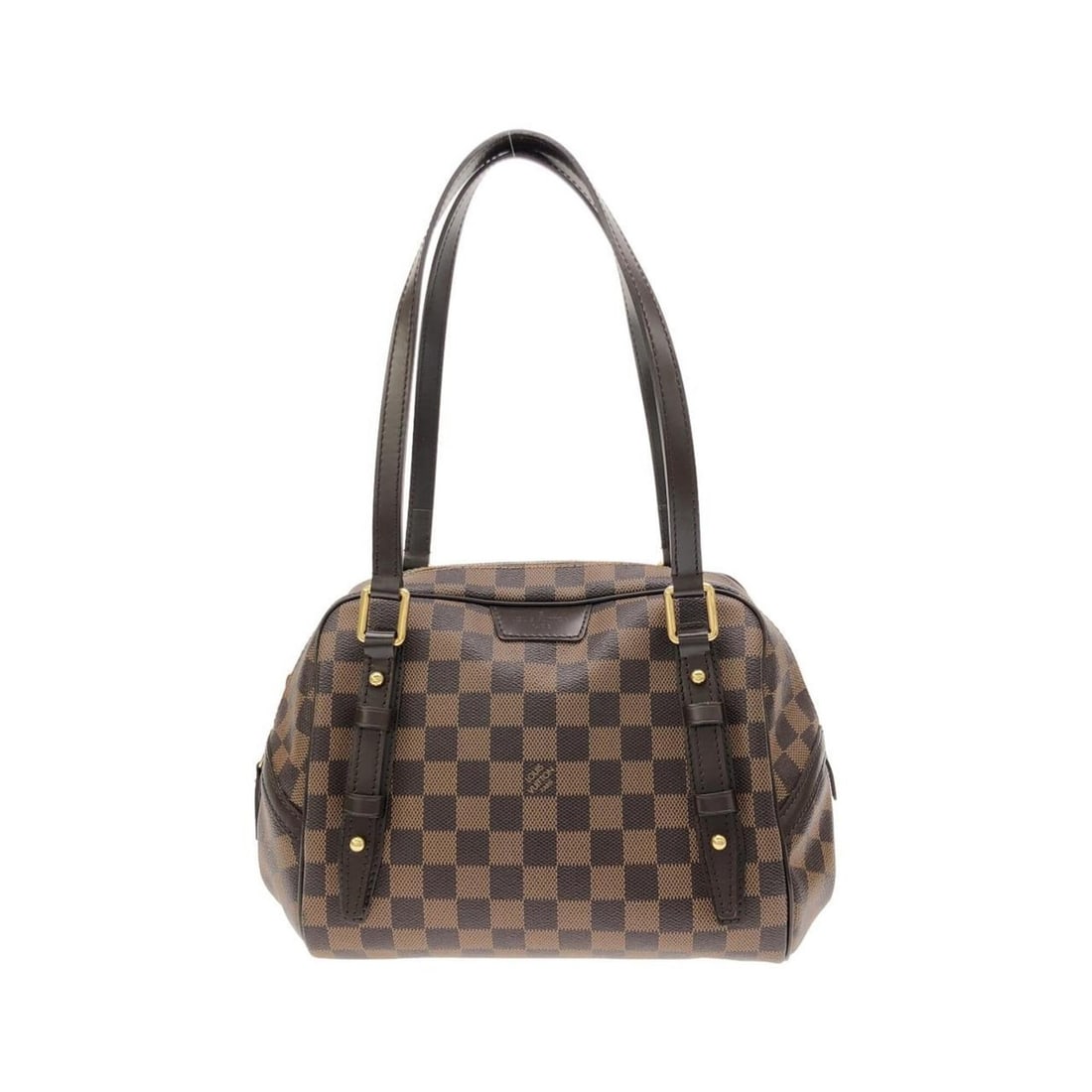 Louis Vuitton Damier Rivington PM N41157 Shoulder Bag: --- Catalog ---Category: SizeSize (HxWxD): 21cm x 28cm x 14cm / 8.26'' x 11.02'' x 5.51''Category: DesignType: Shoulder bagColor: EbeneGender: Women,MenMaterial: Coated canvas Hardware Color: GoldCate