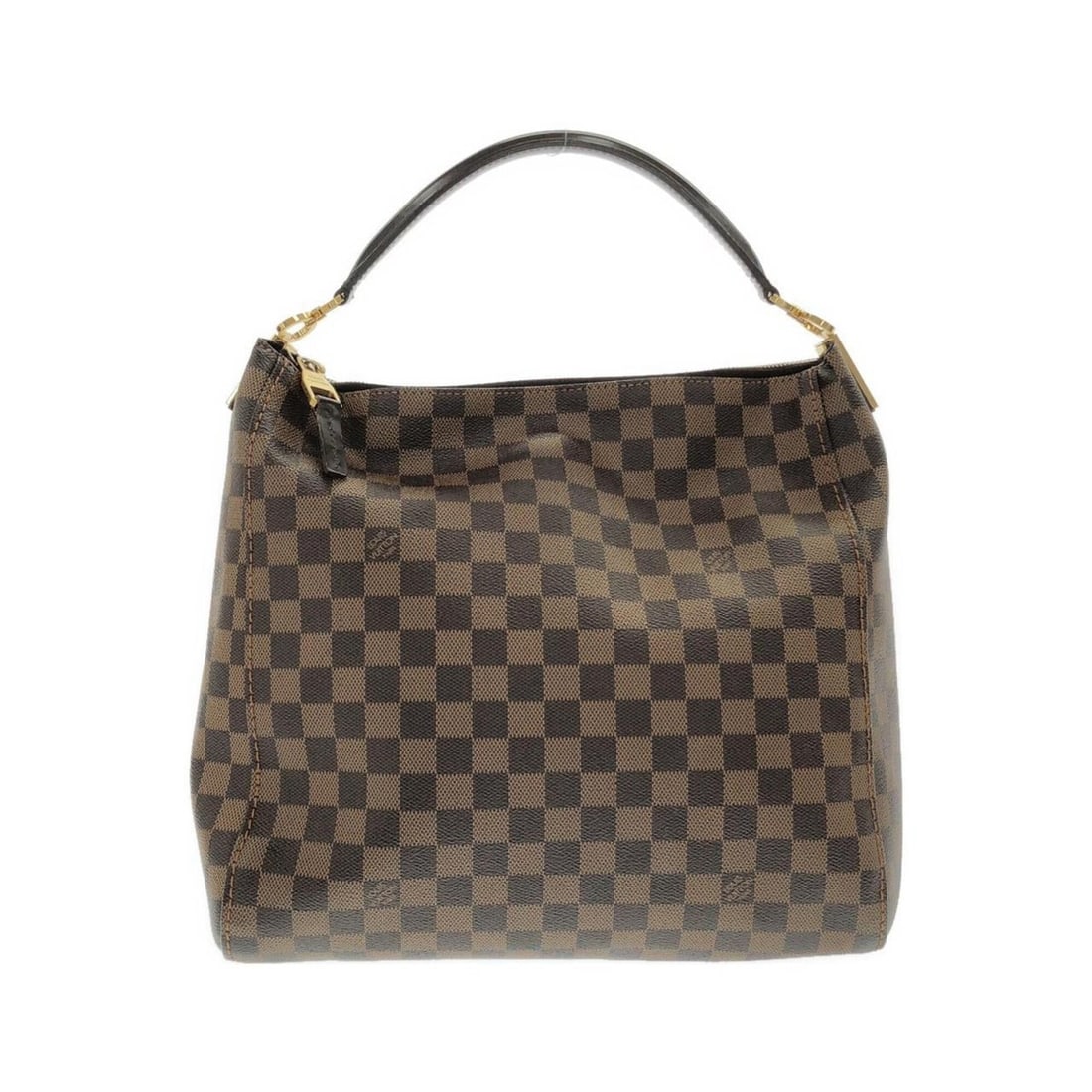 Louis Vuitton Damier Portobello PM N41184 Shoulder Bag: --- Catalog ---Category: SizeSize (HxWxD): 30.5cm x 32cm x 10.5cm / 12'' x 12.59'' x 4.13''Category: DesignType: Shoulder bagColor: EbeneGender: Men,WomenMaterial: Coated canvas Hardware Color: GoldCa