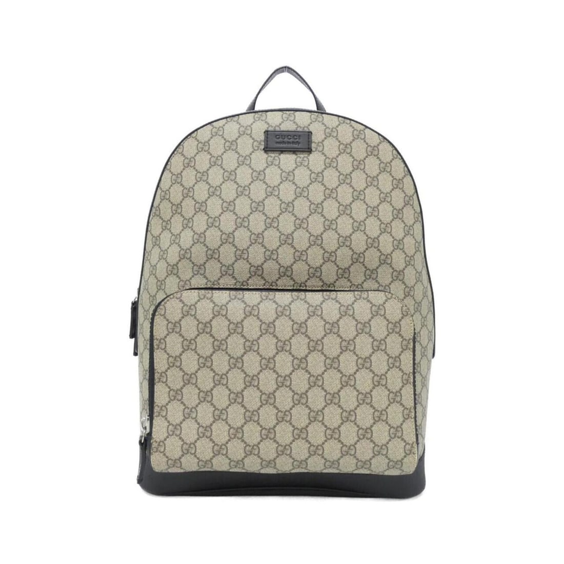 Gucci 406370 KLQAX Backpack: --- Catalog ---Category: SizeSize (HxWxD): 40cm x 30cm x 12cm / 15.74'' x 11.81'' x 4.72''Category: DesignType: BackpackColor: Beige, BlackGender: Women,MenMaterial: GG Supreme Hardware Color: