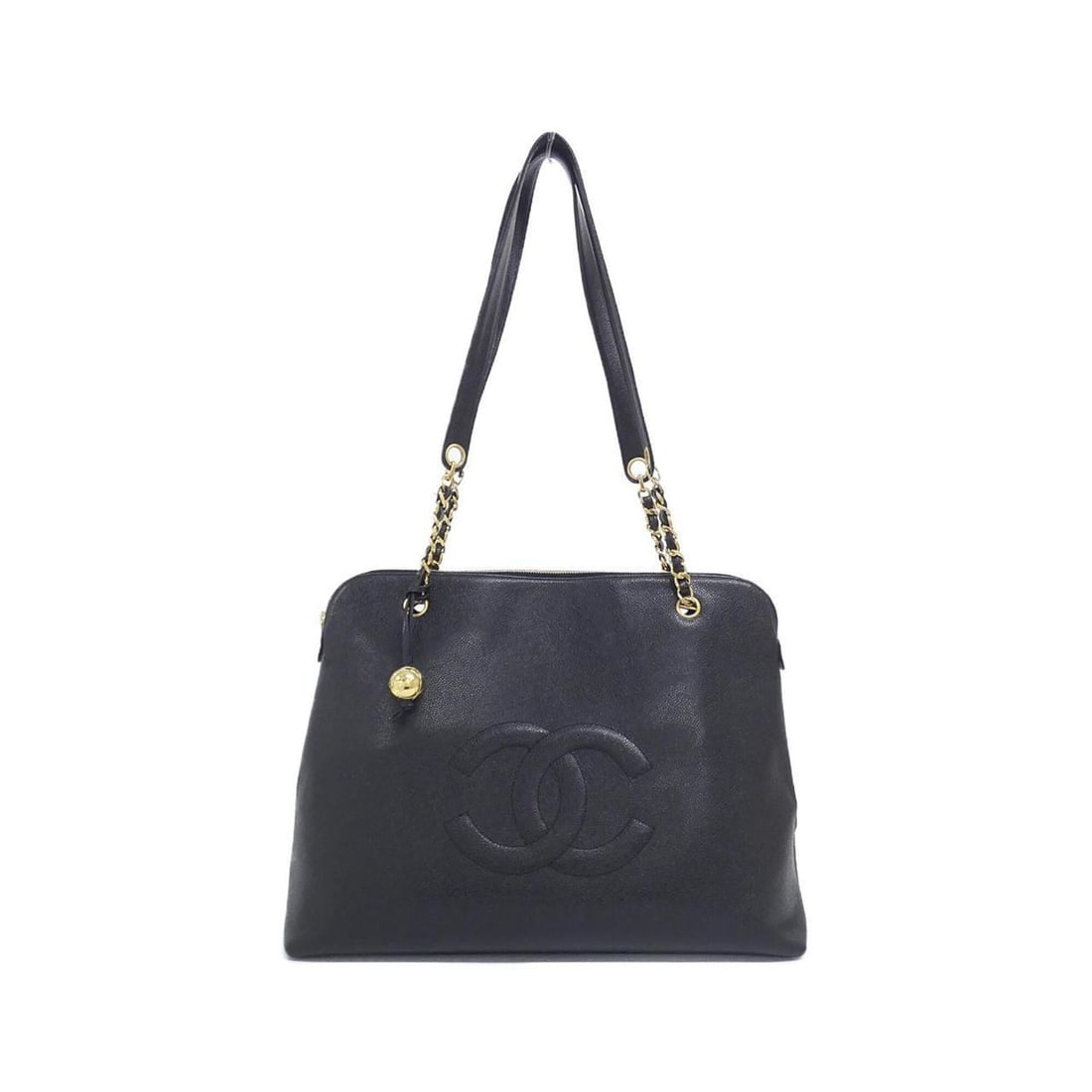 Chanel shoulder bag: --- Catalog ---Category: SizeSize (HxWxD): 30cm x 41cm x 14cm / 11.81'' x 16.14'' x 5.51''Category: DesignType: Shoulder bagColor: BlackGender: WomenMaterial: Grained Calfskin Hardware Color: