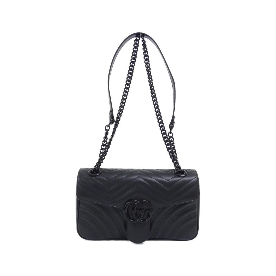 Gucci GG Marmont 443497 DTDFV Shoulder Bag: --- Catalog ---Category: SizeSize (HxWxD): 15cm x 26cm x 7cm / 5.9'' x 10.23'' x 2.75''Category: DesignType: Shoulder bagColor: BlackGender: WomenMaterial: Leather Category: GeneralMPN: GG