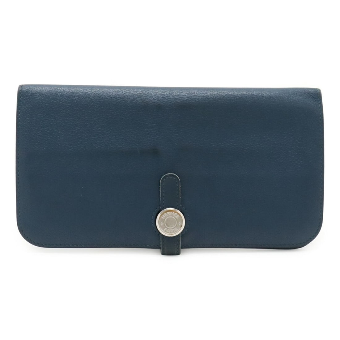 HERMES Dogon Rect Verso Long Bi-fold Wallet Leather Blue D Stamp: --- Catalog ---Category: SizeSize (HxWxD): 11cm x 20.5cm / 4.33'' x 8.07''Category: DesignType: Long wallet (bi-fold)Color: BlueGender: WomenMaterial: Leather Category: GeneralBrand: Hermes--- Item Li
