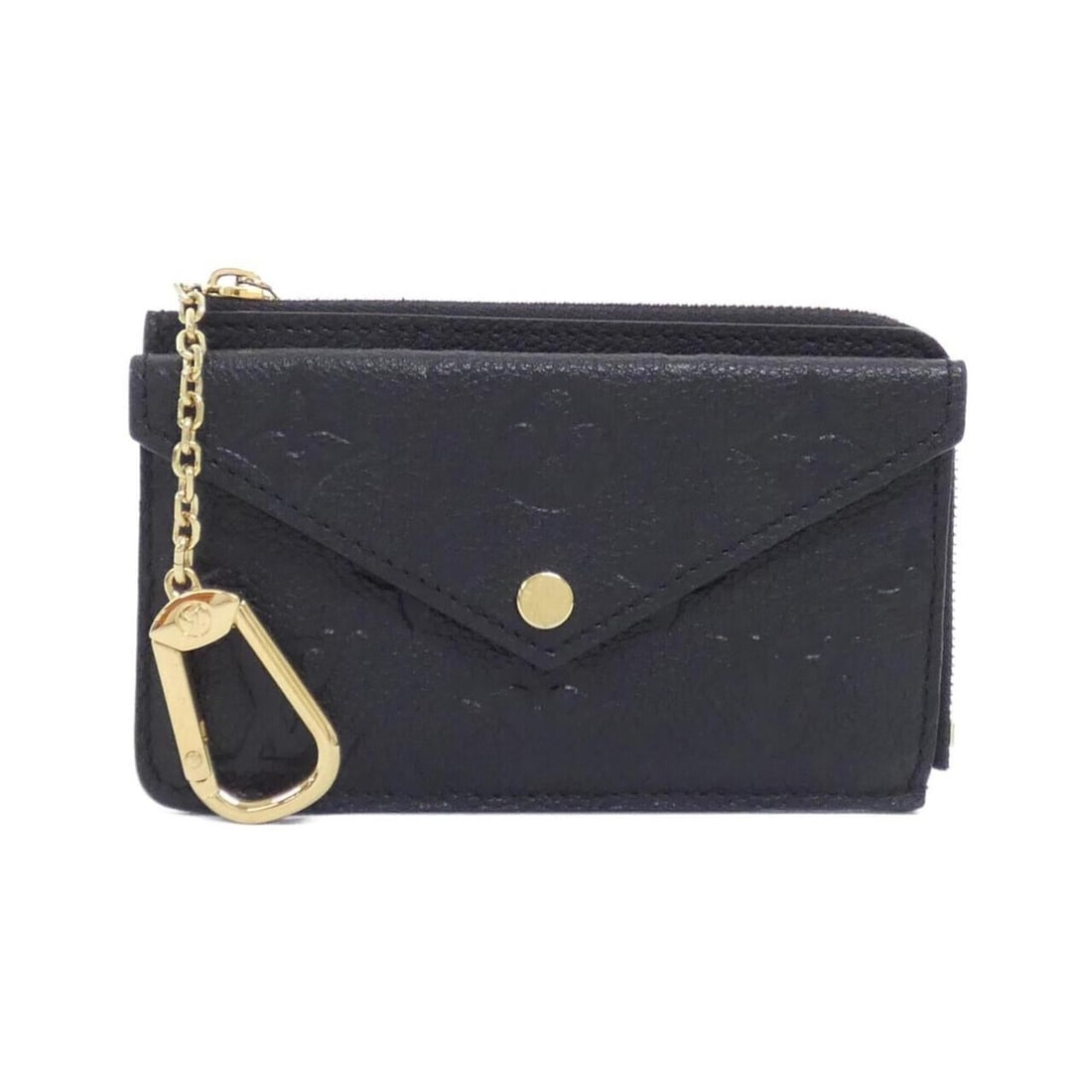 Louis Vuitton Monogram Empreinte Porte Cartes Rect Verso M69421 Coin & Card Holder/Card Case: --- Catalog ---Category: SizeSize (HxWxD): 9cm x 13cm x 1cm / 3.54'' x 5.11'' x 0.39''Category: DesignType: Coin purse/coin caseColor: BlackGender: Women,MenMaterial: Leather Category: GeneralBrand: L