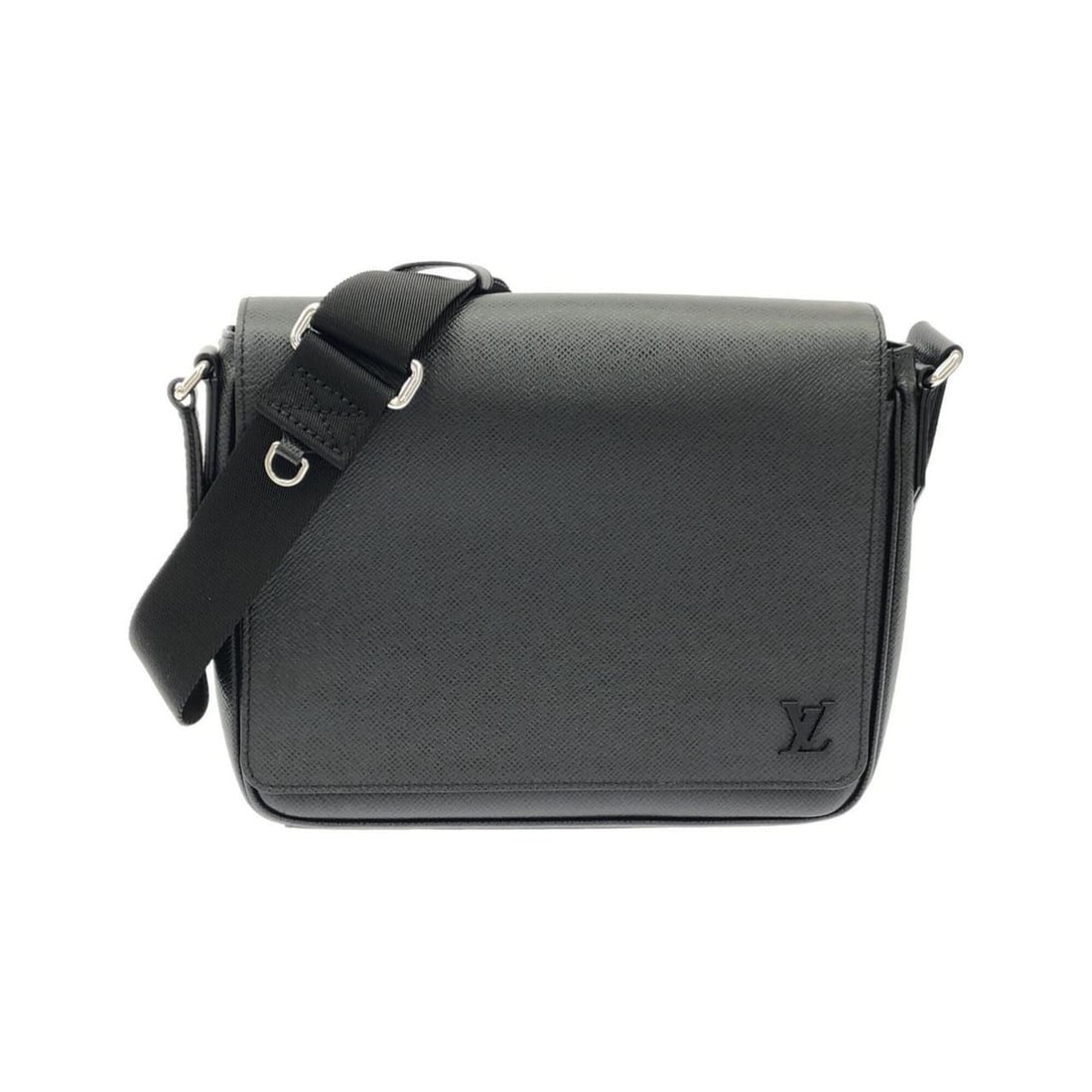 Louis Vuitton Taiga District PM M30850 Shoulder Bag: --- Catalog ---Category: SizeSize (HxWxD): 22cm x 27cm x 6cm / 8.66'' x 10.62'' x 2.36''Category: DesignType: Shoulder bagColor: BlackGender: Women,MenMaterial: Leather Category: GeneralBrand: Louis V