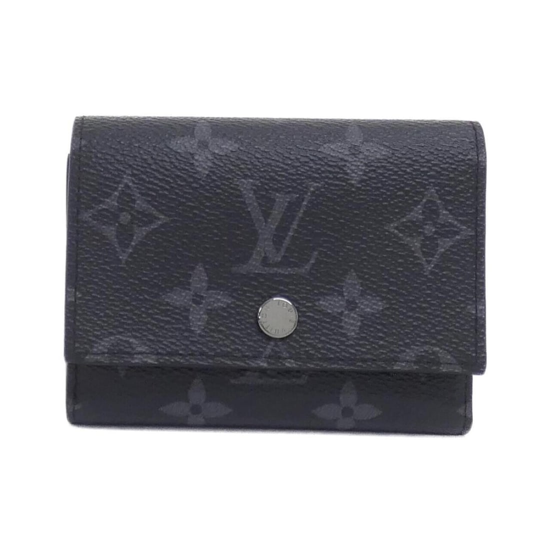 Louis Vuitton Monogram Eclipse Victor Wallet M12598: --- Catalog ---Category: SizeSize (HxWxD): 9cm x 11.5cm x 2.5cm / 3.54'' x 4.52'' x 0.98''Category: DesignType: Wallet (tri-fold)Color: BlackGender: MenMaterial: Coated canvas Category: GeneralBrand: