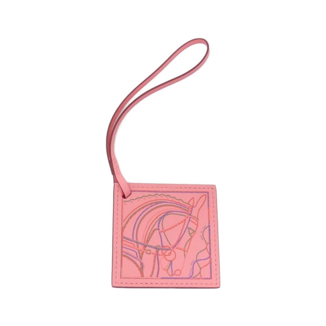 Hermes ROBE DU SOIR Carre Nano 080262CA Accessory Bag Charm: --- Catalog ---Category: SizeSize (HxWxD): 6.50mm x 6.50mm / 0.26'' x 0.26''Category: DesignType: Handbag charmColor: Bambou, Blue royal, PinkGender: Women,MenMaterial: Swift leatherCategory:
