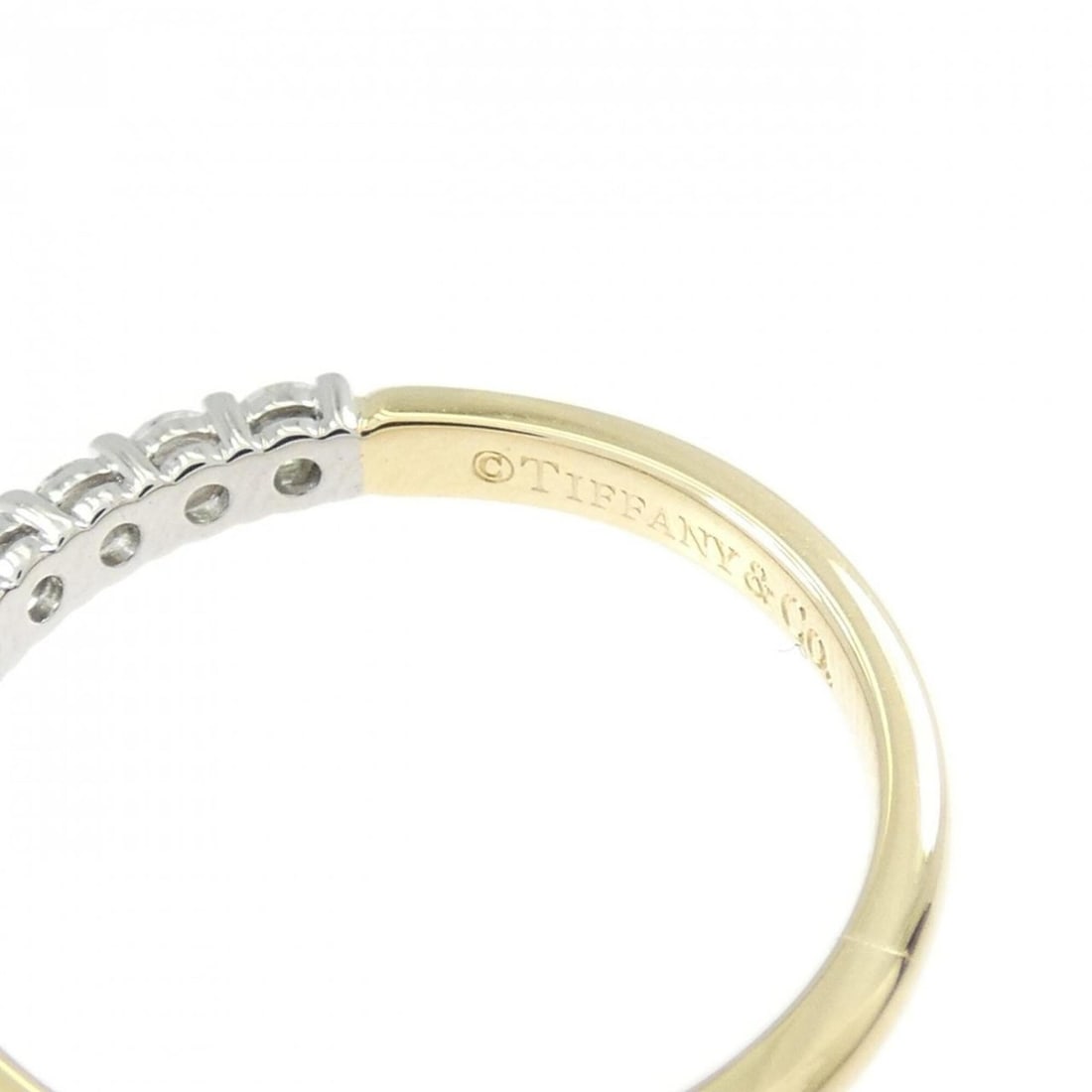 Tiffany Half Circle Shared Prong Setting Ring - 4