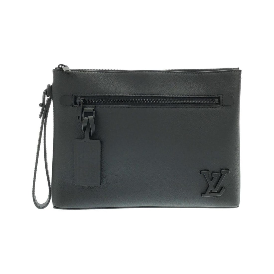 Louis Vuitton LV Aerogram Takeoff Handbag Pouch M69837: --- Catalog ---Category: SizeSize (HxWxD): 21.5cm x 28.5cm x 4.5cm / 8.46'' x 11.22'' x 1.77''Category: DesignType: Handbag, PouchColor: BlackGender: Women,MenMaterial: Leather Leather/Fur Type: Calf