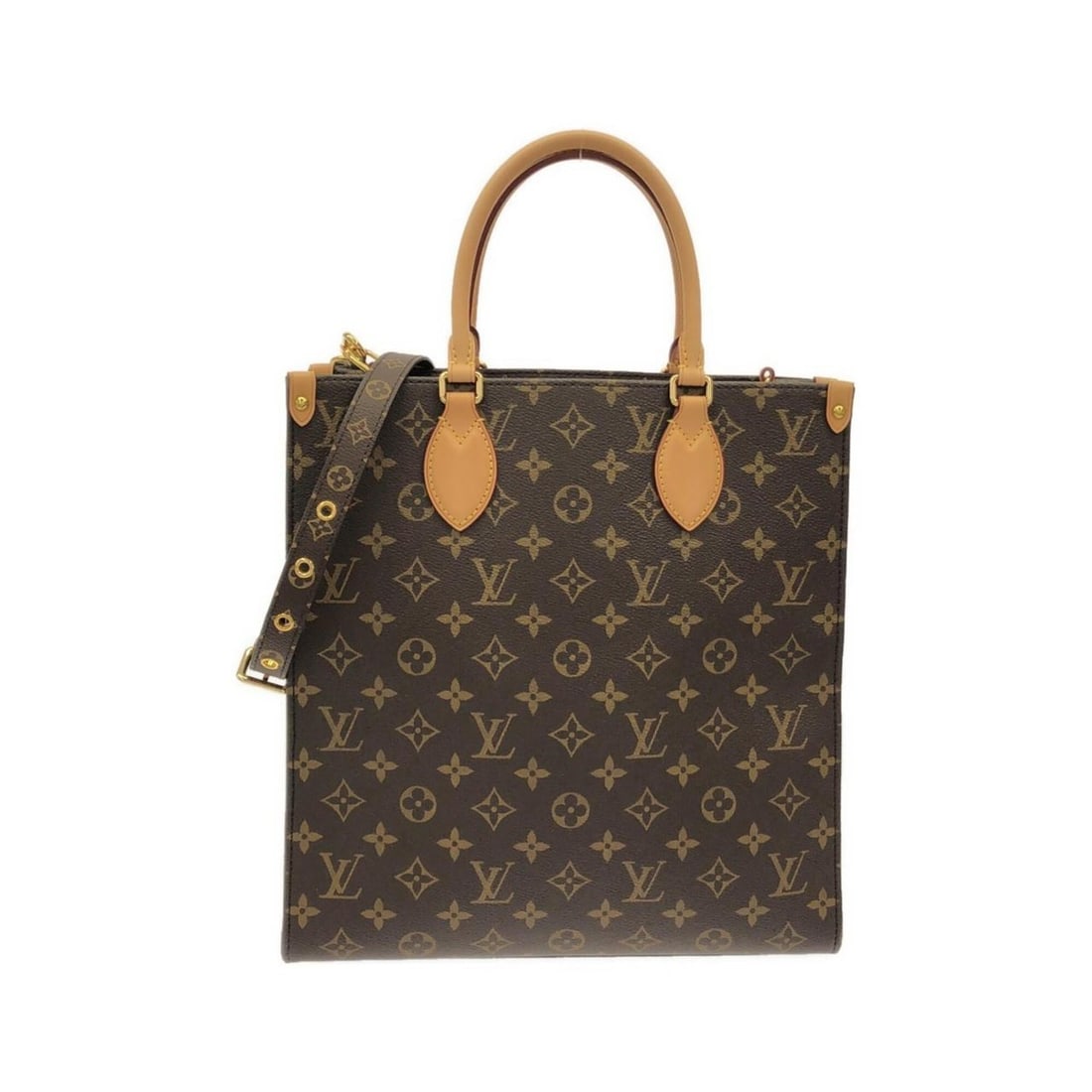 Louis Vuitton Monogram Sac Plat PM M45848 Handbag: --- Catalog ---Category: SizeSize (HxWxD): 32cm x 30cm x 9.5cm / 12.59'' x 11.81'' x 3.74''Category: DesignType: HandbagColor: MarronGender: Men,WomenMaterial: Coated canvas Hardware Color: