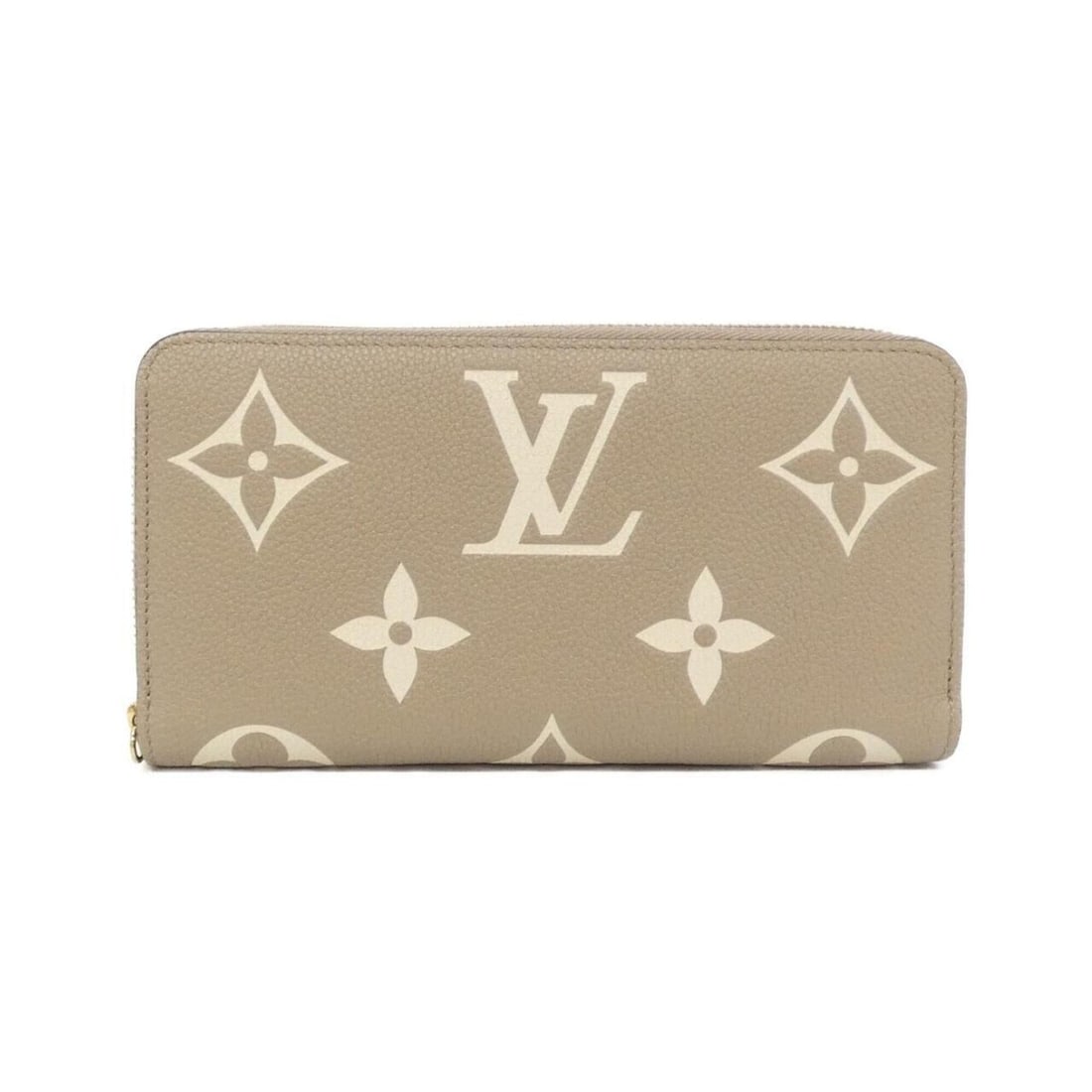 Louis Vuitton Bicolor Monogram Empreinte Zippy Wallet M69794: --- Catalog ---Category: SizeSize (HxWxD): 10cm x 19cm x 2.5cm / 3.93'' x 7.48'' x 0.98''Category: DesignType: Long wallet (bi-fold)Color: Cream, TourterelleGender: WomenMaterial: Leather Leather/Fur