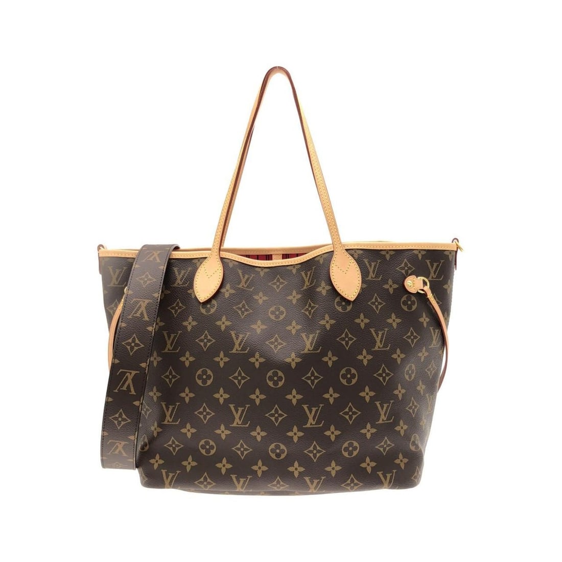 Louis Vuitton Monogram Neverfull Inside Out MM M12096 Handbag: --- Catalog ---Category: SizeSize (HxWxD): 27cm x 46cm x 16cm / 10.62'' x 18.11'' x 6.29''Category: DesignType: HandbagColor: MarronGender: Men,WomenMaterial: Coated canvas Hardware Color: GoldCategor
