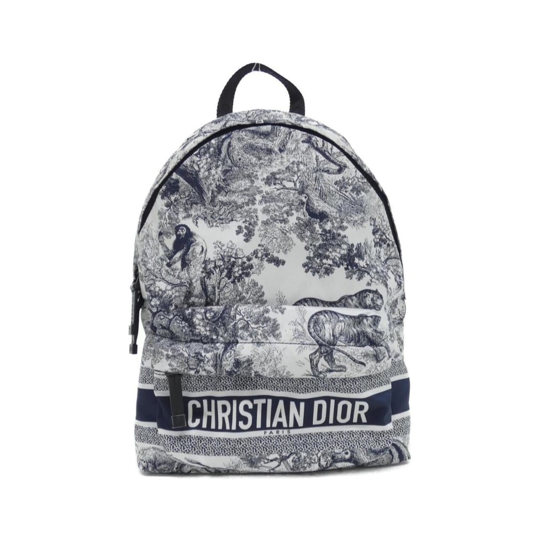 Christian Dior TOILE DE JOUY M6108SNTJ Backpack: --- Catalog ---Category: SizeSize (HxWxD): 28cm x 20cm x 9cm / 11.02'' x 7.87'' x 3.54''Category: DesignType: BackpackColor: Blue, WhiteGender: WomenMaterial: Nylon Category: GeneralMPN: