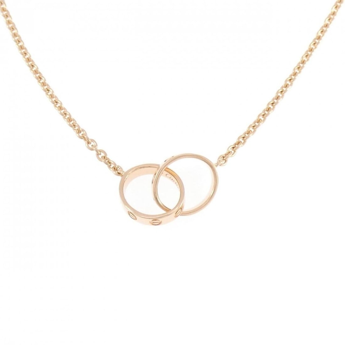 Cartier Baby Love Necklace: --- Catalog ---Category: SizeNeck Circumference: 44 cm / 17.32''Category: DesignGender: WomenMaterial: Pink gold (18K)Necklace Type: NecklaceCategory: GeneralBrand: Cartier--- Item List ---Section: