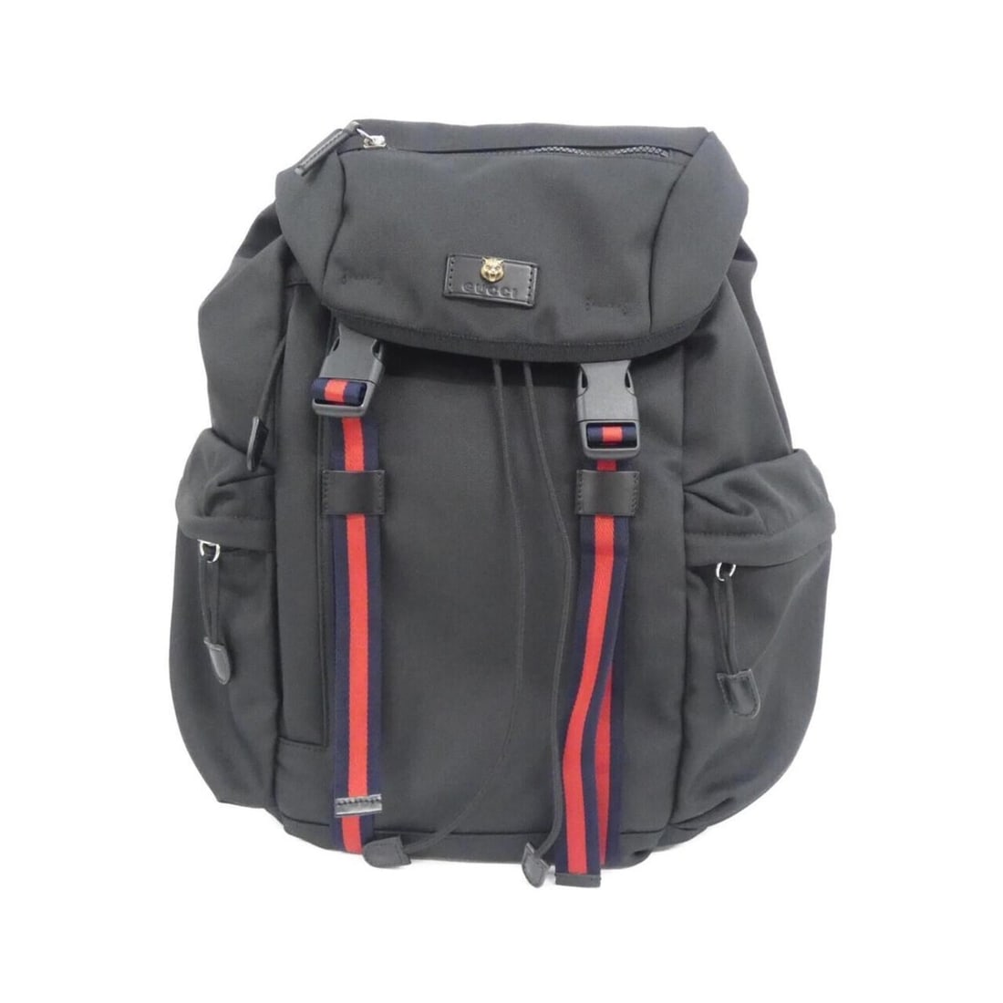 Gucci 429037 K1N1X Backpack: --- Catalog ---Category: SizeSize (HxWxD): 45cm x 32cm x 14cm / 17.71'' x 12.59'' x 5.51''Category: DesignType: BackpackColor: BlackGender: Women,MenMaterial: Canvas Hardware Color: SilverCategory: