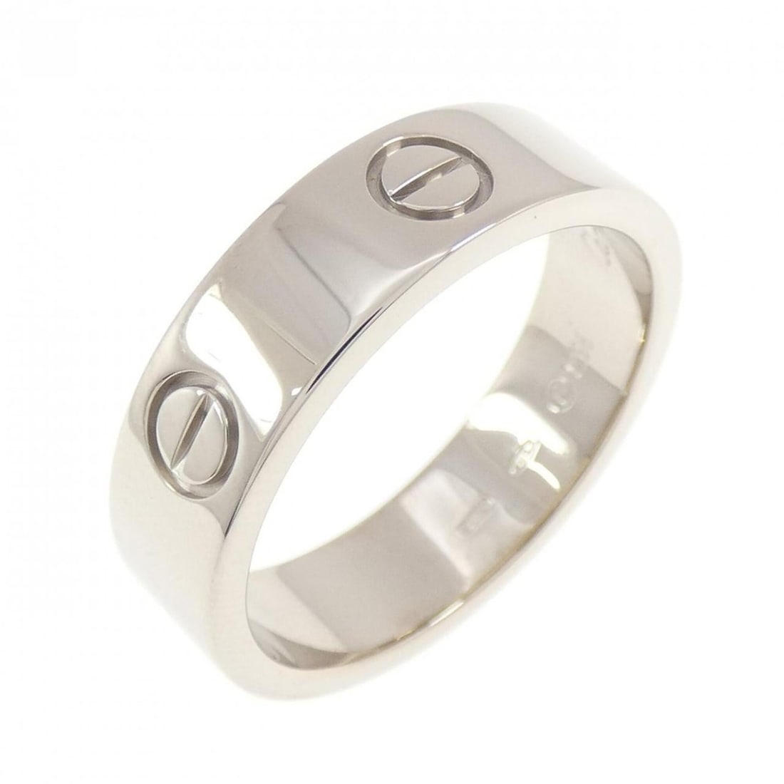 Cartier Love Ring: --- Catalog ---Category: SizeUS Size: 10.5Brand Size: 62Category: DesignType: Band ringGender: WomenMaterial: White gold (18K)Category: GeneralBrand: Cartier--- Item List ---Section: