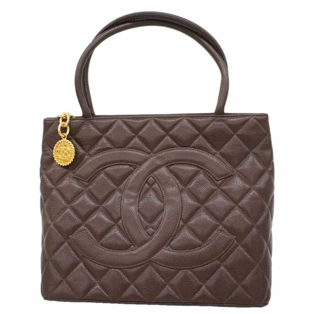 Chanel Tote Bag, Reissue Tote, Caviar Leather, Dark Brown, Women's: --- Catalog ---Category: SizeSize (HxWxD): 24.5cm x 30cm x 15cm / 9.64'' x 11.81'' x 5.9''Category: DesignType: Tote bagColor: Dark brownGender: WomenMaterial: Grained Calfskin Hardware Color: GoldCat