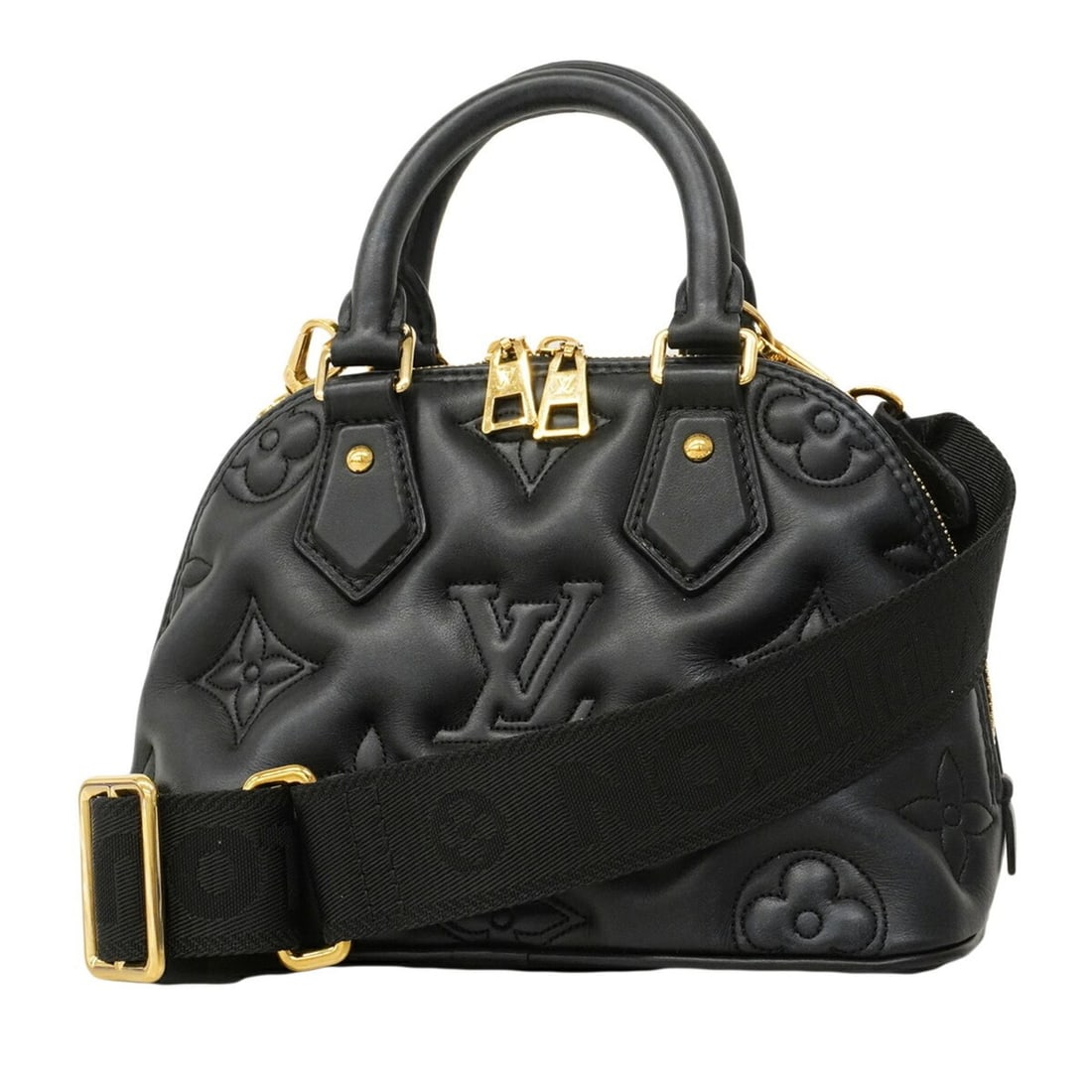 Louis Vuitton Bubble Gram Alma Soft BB Handbag M59793 Noir 2-way bag for women (1 of 12)