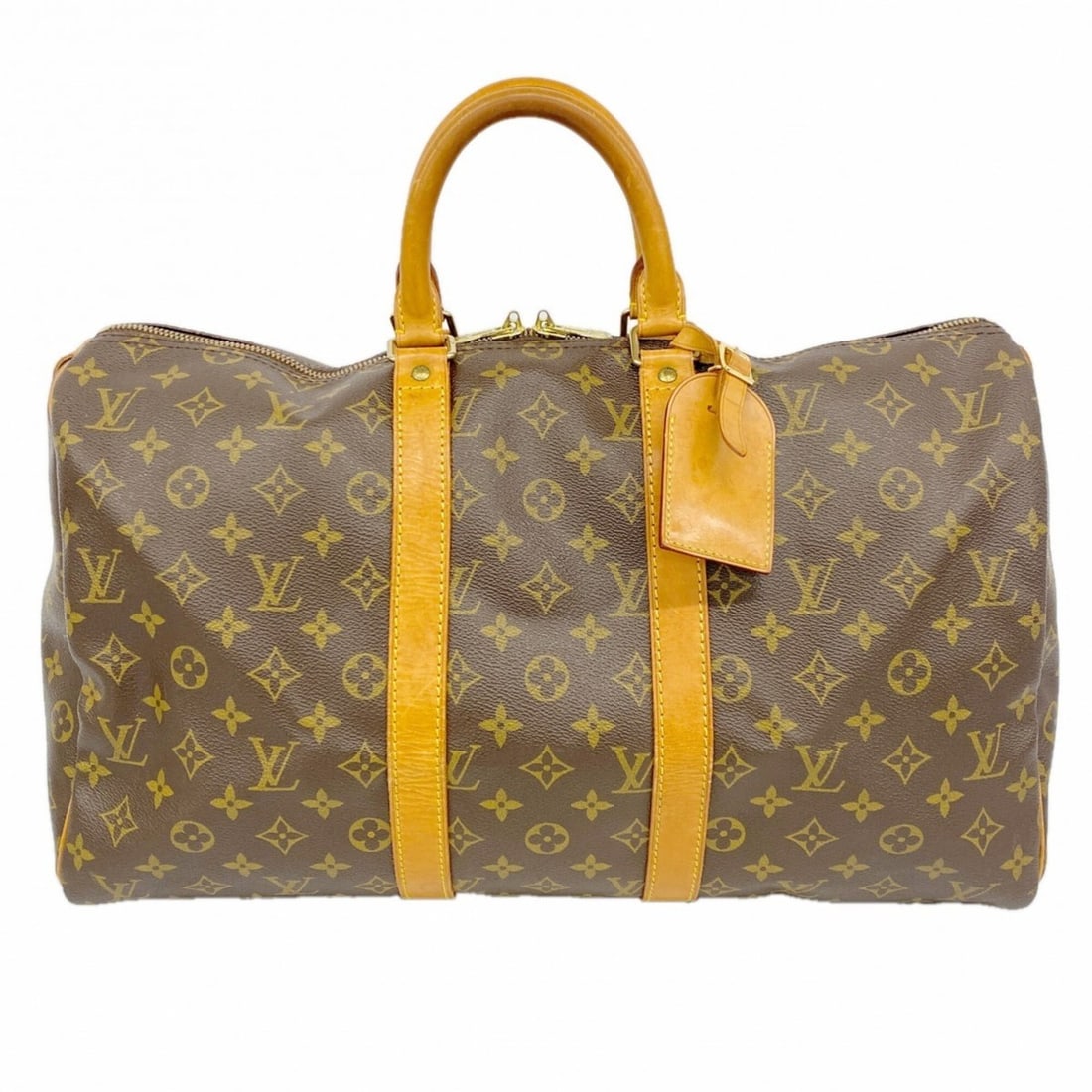 Louis Vuitton Bags - Boston Monogram Keepall 45 M41428 Brown Men's & Women's: --- Catalog ---Category: SizeSize (HxWxD): 27.5cm x 46.5cm x 20.5cm / 10.82'' x 18.3'' x 8.07''Category: DesignType: Boston bagColor: BrownGender: Men,WomenCategory: GeneralMPN: M41428Brand: Louis Vui