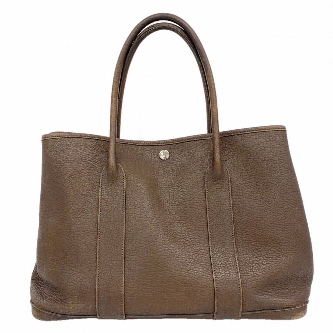 Hermes Garden PM Tote Bag, Negonda Havana, ?L stamp, Women's. (1 of 17)