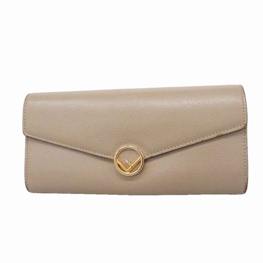 Fendi Leather Long Wallet, Greige, Women's: --- Catalog ---Category: SizeSize (HxWxD): 9cm x 18.5cm x 3.5cm / 3.54'' x 7.28'' x 1.37''Category: DesignType: Long wallet (bi-fold)Color: GrayishGender: WomenMaterial: Leather Category: GeneralBrand