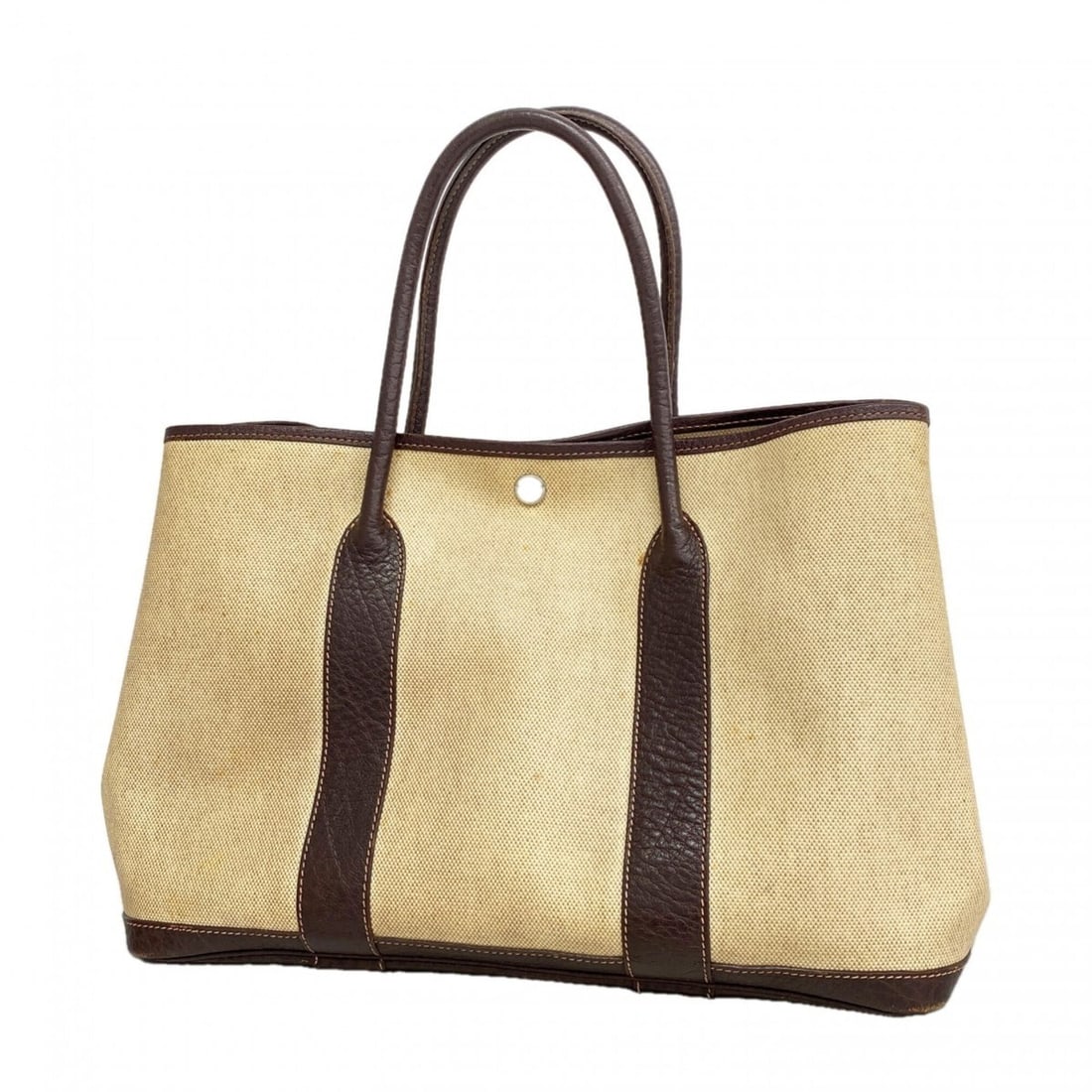 Hermes Garden PM Tote Bag, Toile H Brown, ?F stamp, Men's/Women's, P2967959: --- Catalog ---Category: SizeSize (HxWxD): 26cm x 36.5cm x 18cm / 10.23'' x 14.37'' x 7.08''Category: DesignType: Tote bagColor: BrownGender: Men,WomenMaterial: Toile H Hardware Color: SilverCategory: