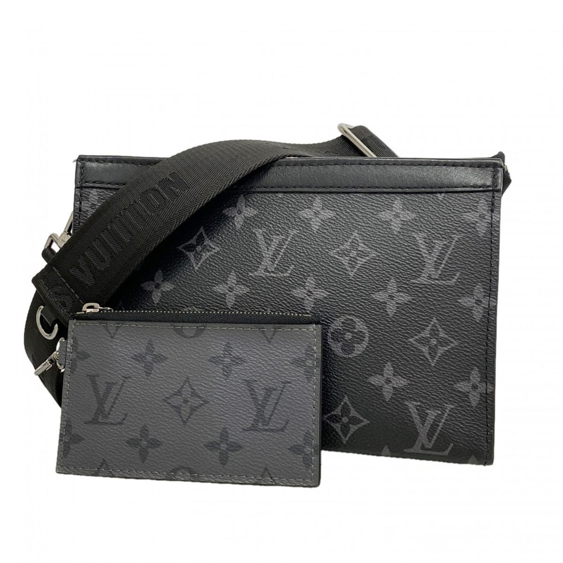 Louis Vuitton Monogram Eclipse Gaston Wearable Wallet Shoulder Bag M81124 Black Men's P2961081: --- Catalog ---Category: SizeSize (HxWxD): 14.5cm x 22cm x 5cm / 5.7'' x 8.66'' x 1.96''Category: DesignType: Shoulder bagColor: BlackGender: MenCategory: GeneralMPN: M81124Brand: Louis Vuitton--- Ite