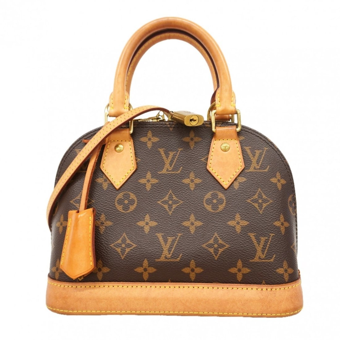 Louis Vuitton Alma BB Monogram Handbag M53152 Brown 2-way bag for women P2959457 (1 of 16)