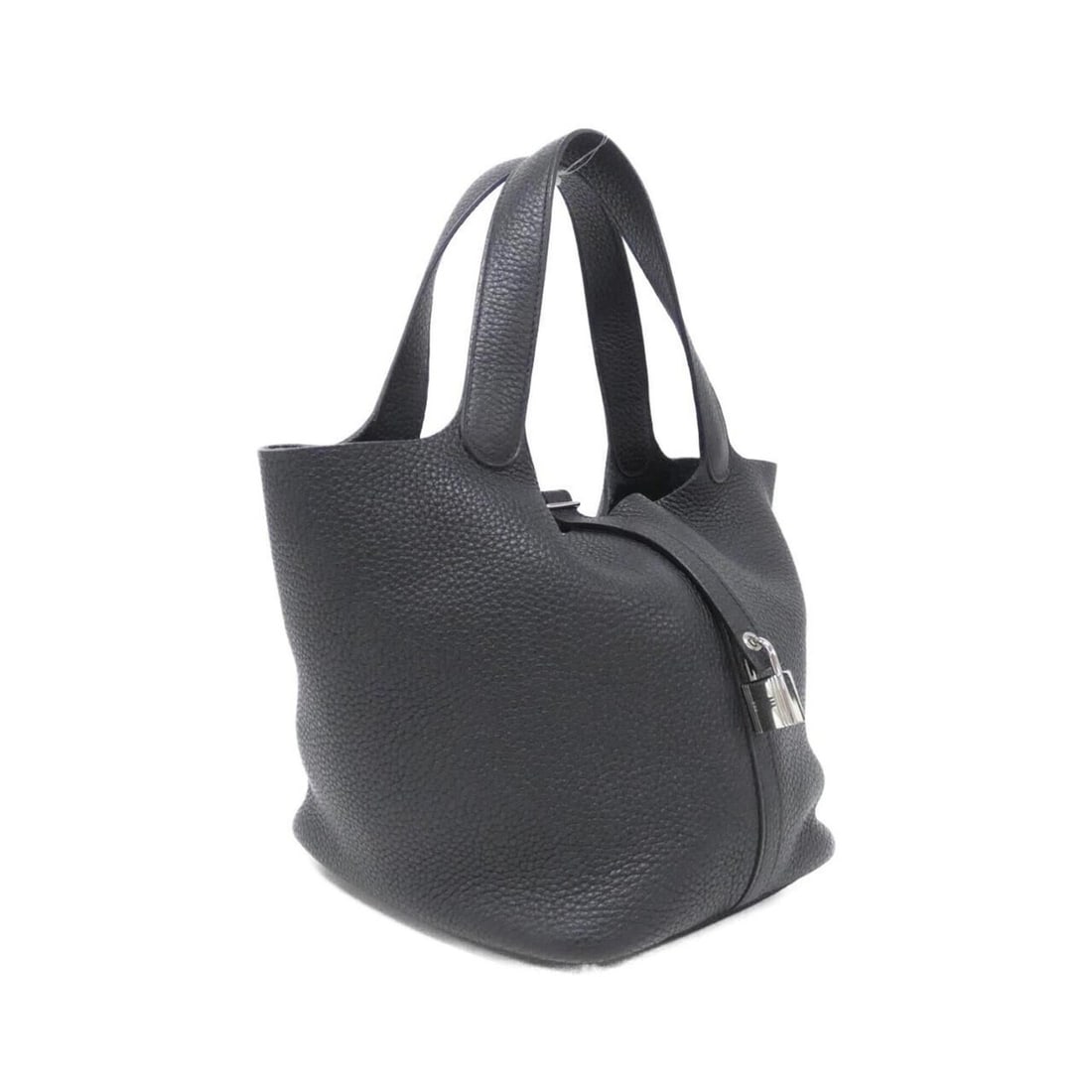 Hermes Picotin Lock MM 060991CK Handbag: --- Catalog ---Category: SizeSize (HxWxD): 23cm x 22cm x 18cm / 9.05'' x 8.66'' x 7.08''Category: DesignType: HandbagColor: BlackGender: WomenMaterial: Taurillon clemence leather Category: GeneralMPN: