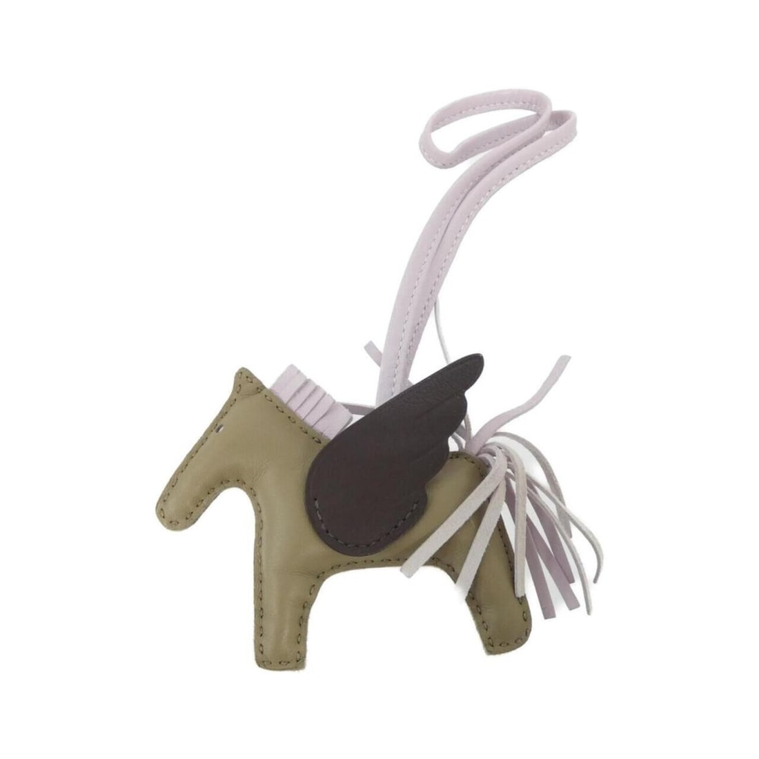 Hermes Rodeo Pegasus Accessory Bag Charm PM 083010CA: --- Catalog ---Category: SizeSize (HxWxD): 7.50mm x 8.50mm / 0.30'' x 0.33''Category: DesignType: Handbag charmColor: Beige, MochaGender: WomenMaterial: Agneau MiloCategory: GeneralMPN: