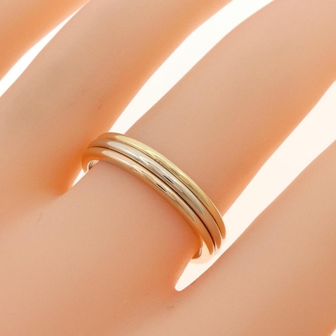 Cartier Three Gold Wedding Ring - 4