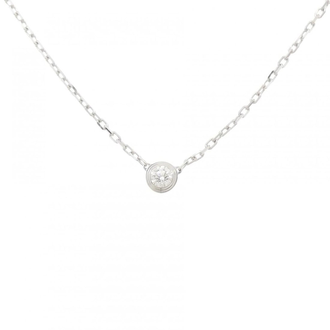 Cartier Damour Small Necklace: --- Catalog ---Category: SizePendant Size: 4.3mm / 0.16''Neck Circumference: 41 cm / 16.14''Category: DesignColor: White goldGender: WomenMaterial: White gold (18K)Necklace Type: NecklaceCategory: