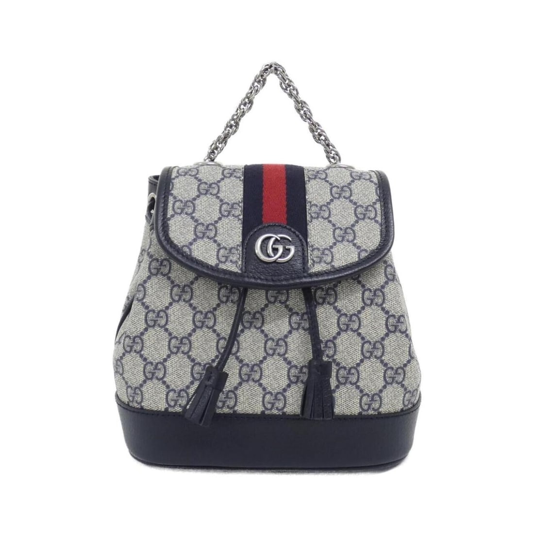 Gucci OPHIDIA 795221 96IWN Backpack: --- Catalog ---Category: SizeSize (HxWxD): 20cm x 20cm x 12cm / 7.87'' x 7.87'' x 4.72''Category: DesignType: BackpackColor: Beige, BlueGender: WomenMaterial: GG Supreme , Leather Hardware Color: Silv