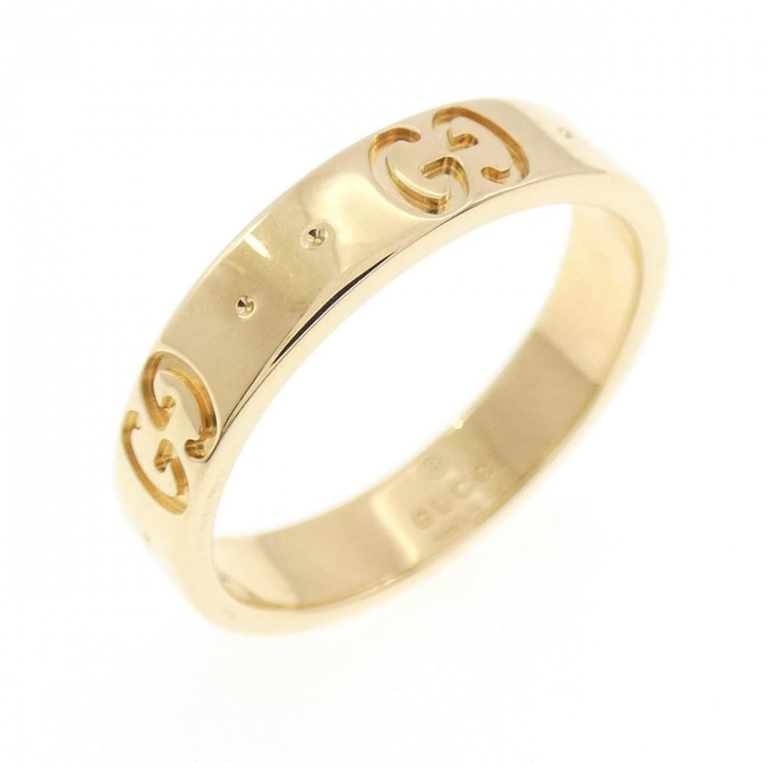 Gucci Icon Ring: --- Catalog ---Category: SizeJP Size: 9US Size: 5Category: DesignType: Band ringGender: WomenMaterial: Yellow gold (18K)Category: GeneralMPN: 660070 J8500 8000Brand: Gucci--- Item List ---Section: