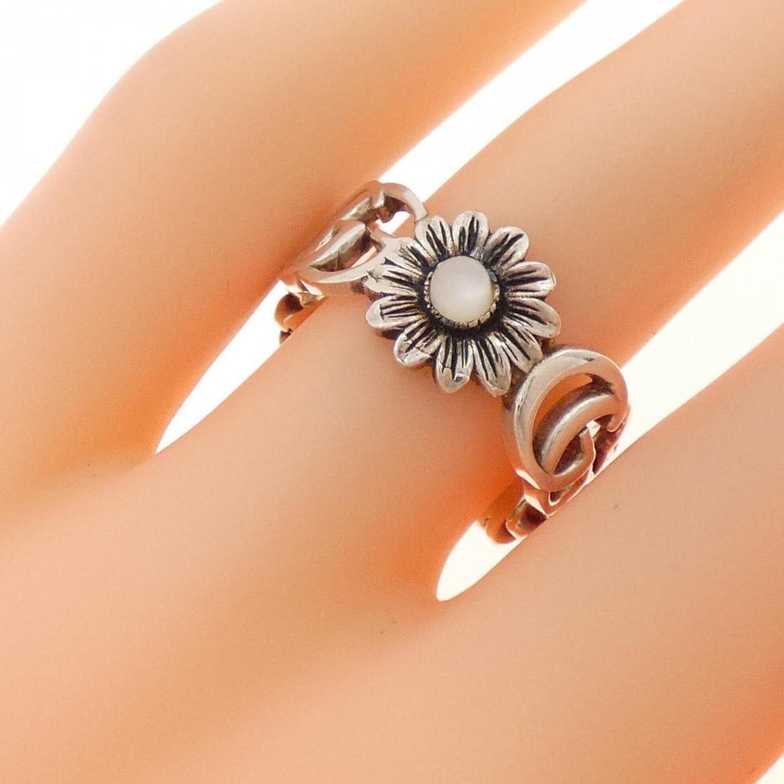 Gucci Double G Flower Ring - 5