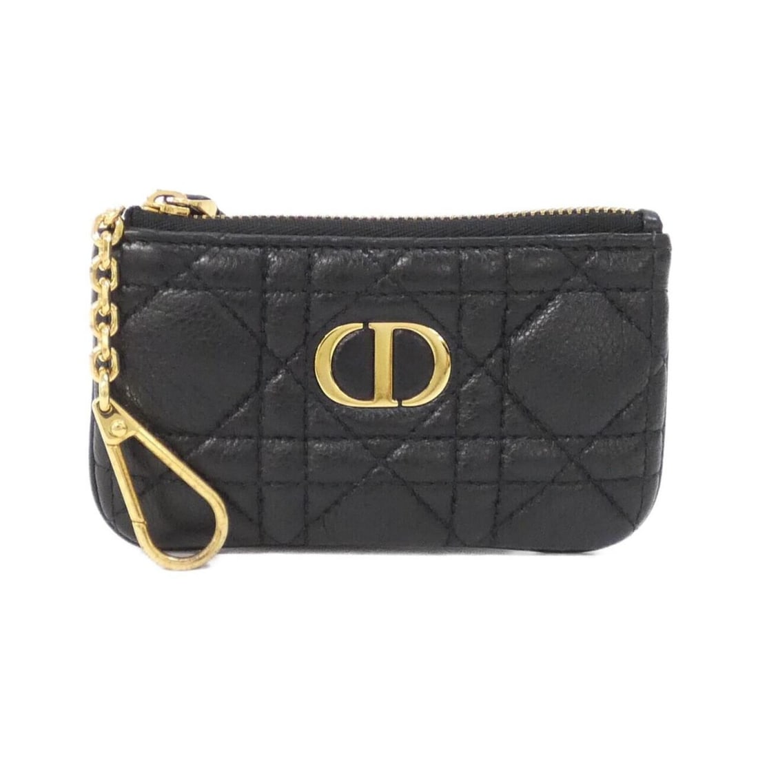 Christian Dior Caro S5158UWHC Coin & Key Case: --- Catalog ---Category: SizeSize (HxWxD): 7.5cm x 13cm x 1cm / 2.95'' x 5.11'' x 0.39''Category: DesignType: Coin purse/coin caseColor: BlackGender: Men,WomenMaterial: Leather Leather/Fur Type: Calfs