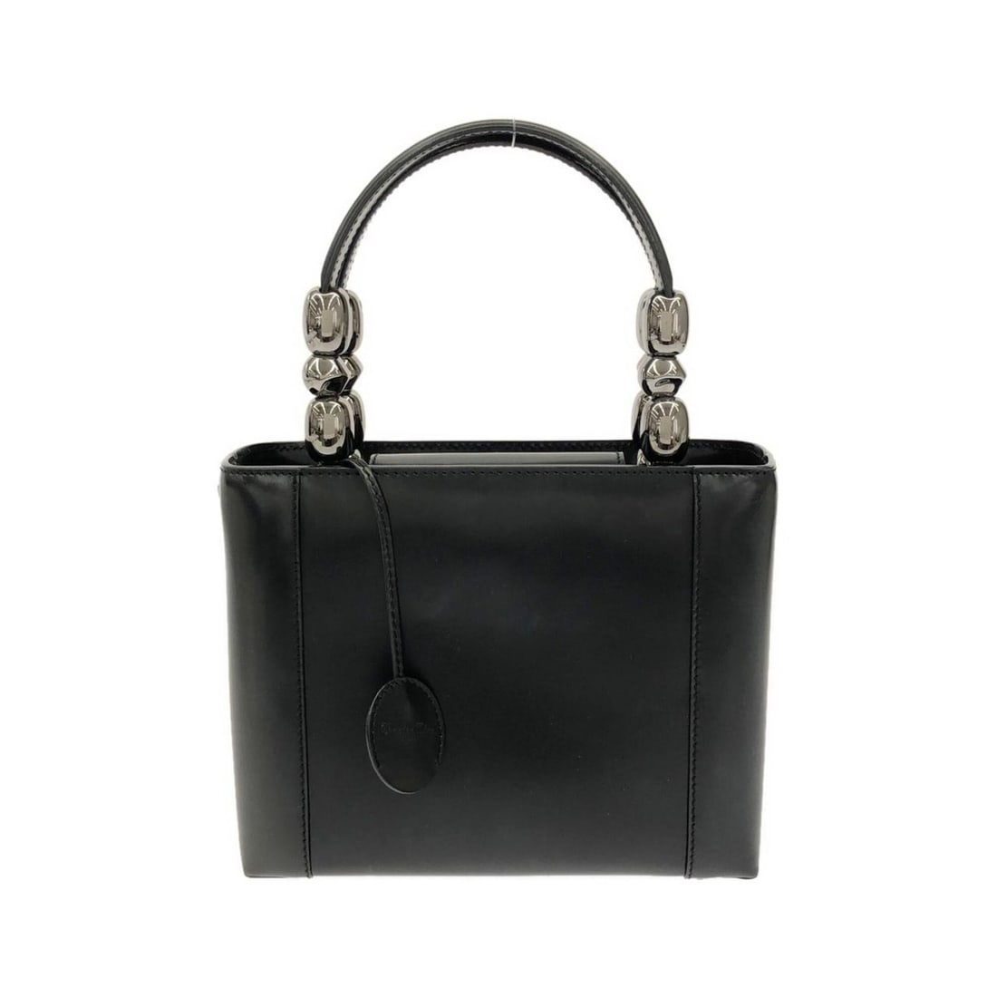 Christian Dior handbag: --- Catalog ---Category: SizeSize (HxWxD): 17cm x 21.5cm x 7.5cm / 6.69'' x 8.46'' x 2.95''Category: DesignType: HandbagColor: BlackGender: WomenMaterial: Leather Hardware Color: SilverCategory: