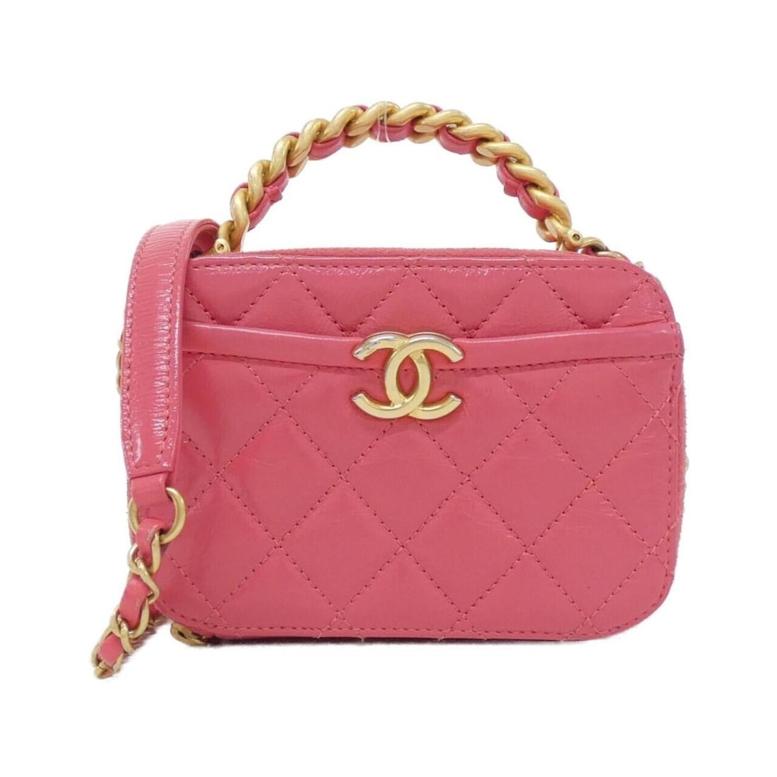 Chanel AS2178 Shoulder Bag: --- Catalog ---Category: SizeSize (HxWxD): 10cm x 14.5cm x 6.5cm / 3.93'' x 5.7'' x 2.55''Category: DesignType: Shoulder bagColor: PinkGender: WomenMaterial: Leather Hardware Color: Matte